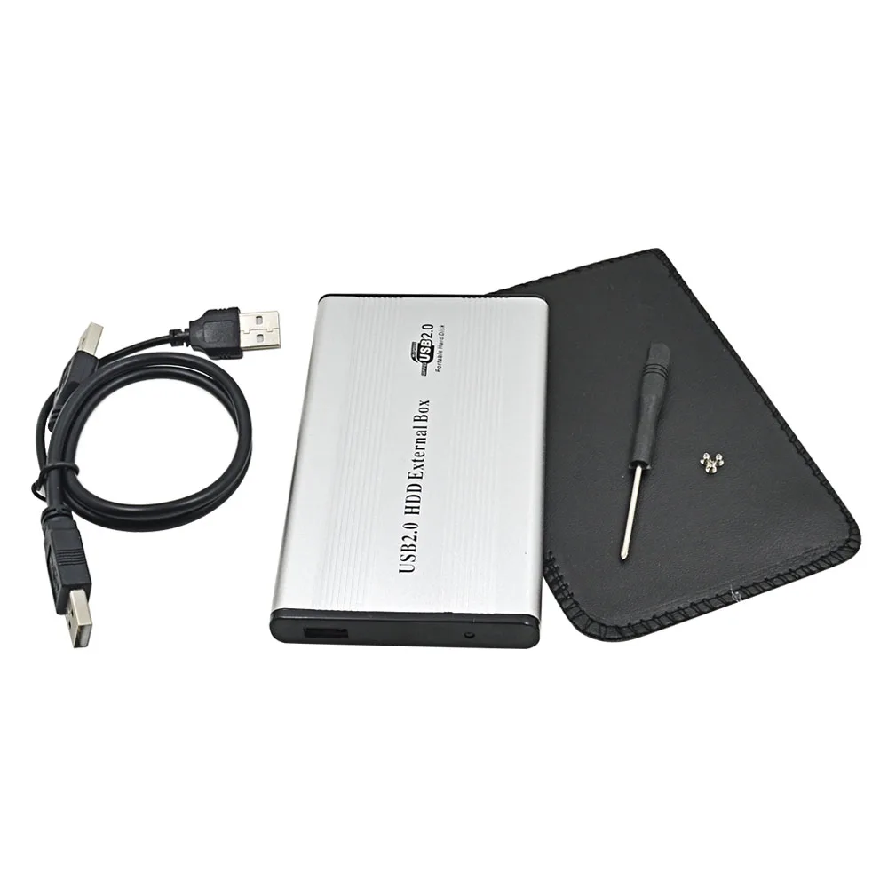 TISHRIC для 2,5 HD HDD SSD DVD внешний 1 ТБ корпус жесткого диска 44Pin IDE к USB 2,0 чехол-адаптер контейнер Optibay