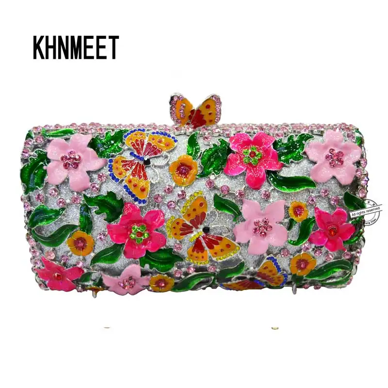 Новые вечерние сумки ручной работы с кристаллами роскошный женский клатч