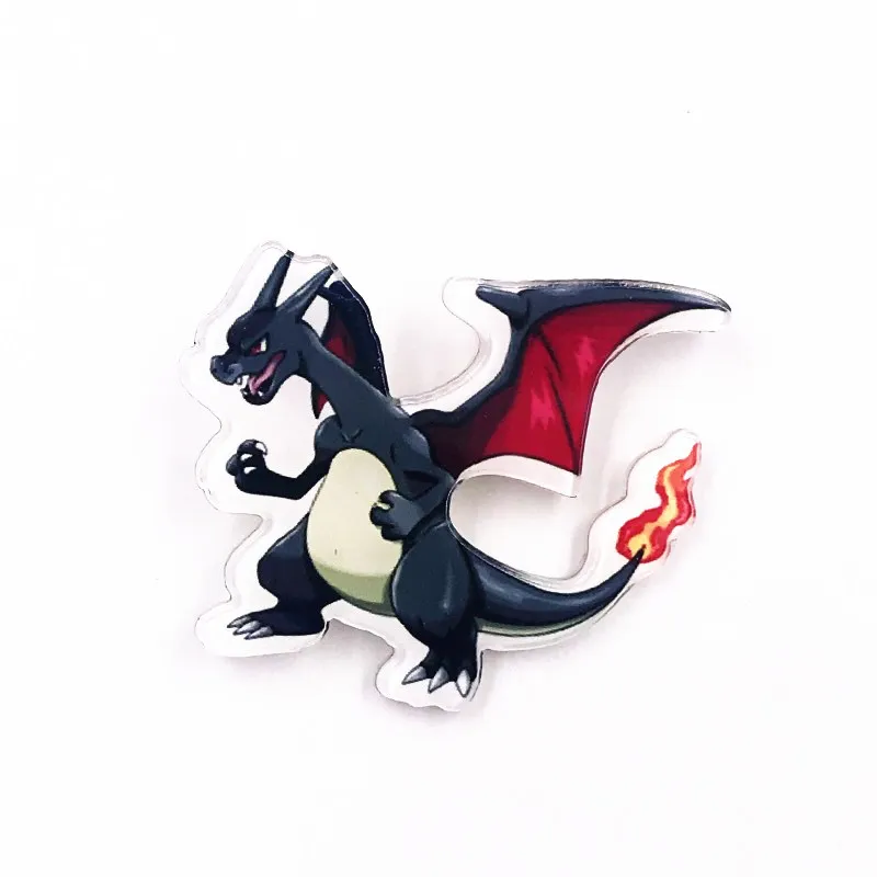 01332 1 шт. charizard акриловые значки и булавки Покемон Пикачу кулон аксессуары для одежды Брошь Украшение для рюкзака подарки - Цвет: 01332