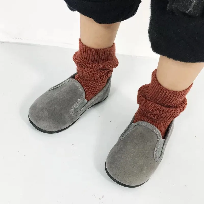 CMSOLO/детская обувь Осенняя повседневная детская для малышей Цвет красный винный