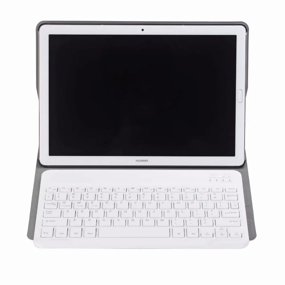 Ультра тонкий Съемный беспроводной Bluetooth клавиатура чехол для Huawei MediaPad M5 10 8