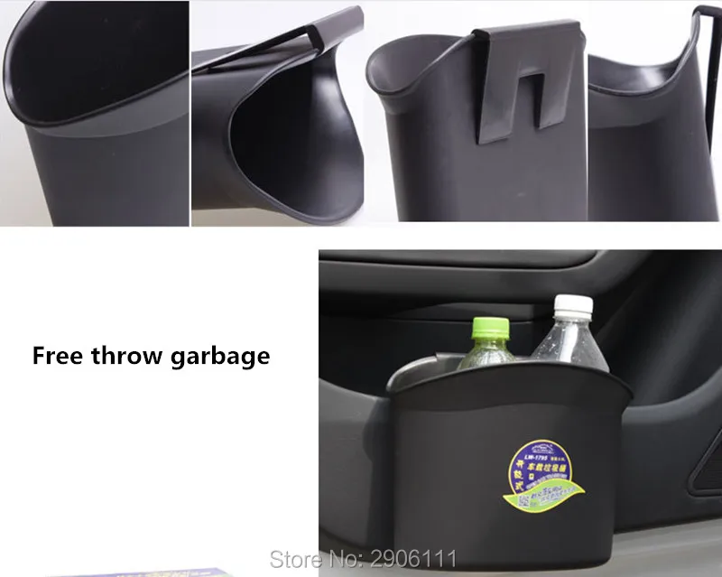 Vehicle garbage bin storage box Accessories car-styling for Vw polo tiguan golf 7 4 6 passat b6 b5 b7 touran t5 | Автомобили и