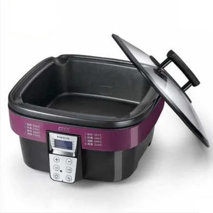 5L Multi-function Electric Cooker Non-stick Cooking Pot Stew Intelligent Fry AD-G909 |