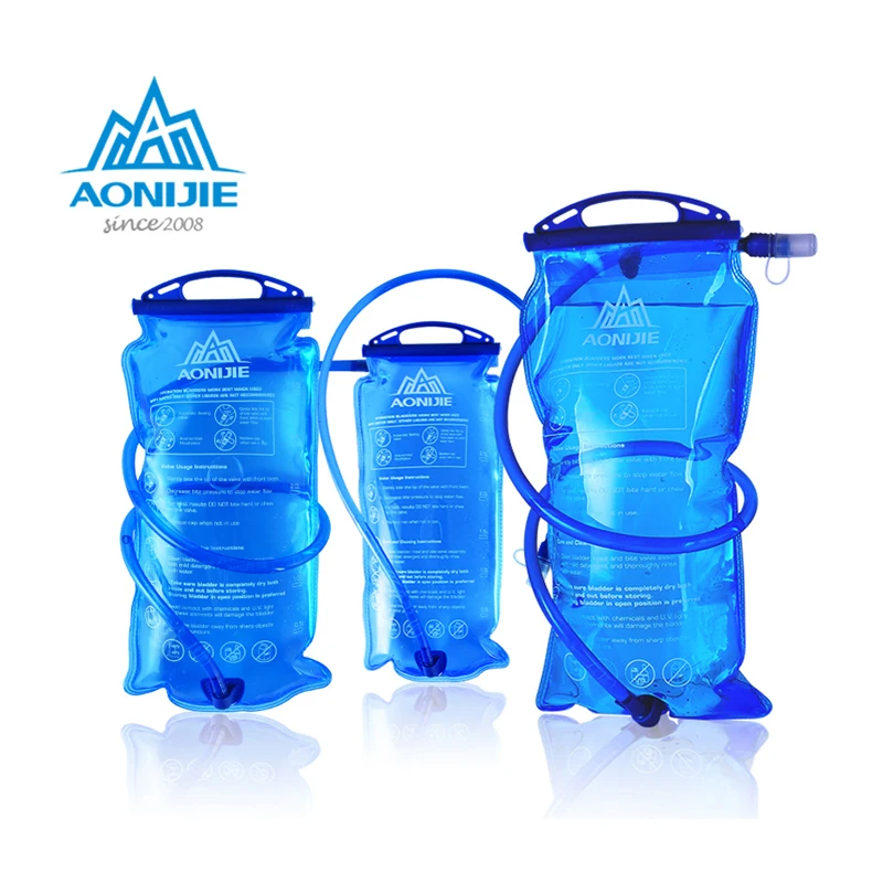 AONIJIE SD12 резервуар для воды водного пузыря гидратации пакет для хранения Bag1L 1.5L 2L 3L бег гидратации жилет рюкзак питьевой трубки