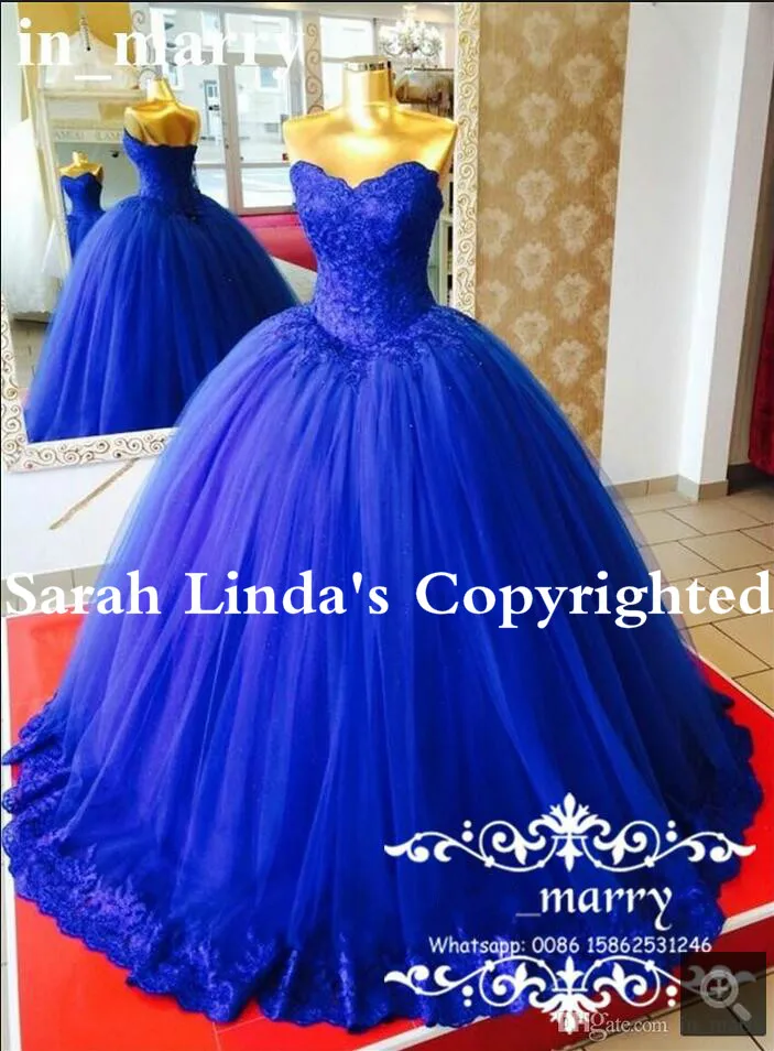 2017 новое поступление сексуальное Королевское синее бальное платье для