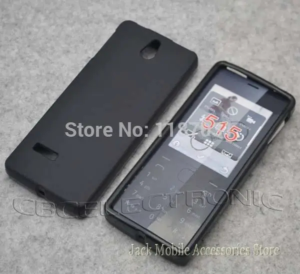 Новый высококачественный черный матовый гелевый резиновый чехол из ТПУ для Nokia 515