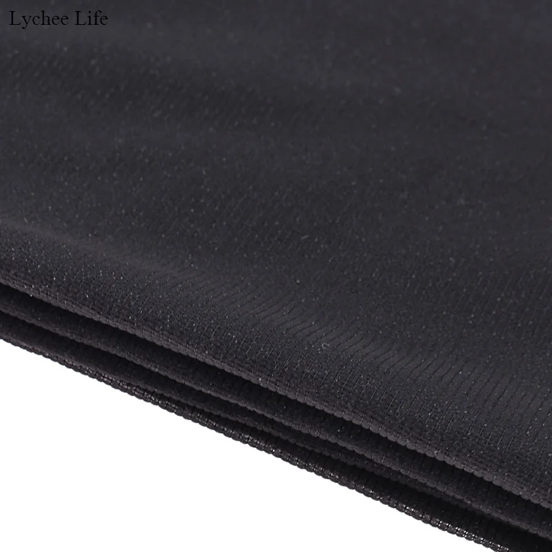 Lychee Life 100*112 см ручная работа черно-белая растягивающаяся вязаная прокладка
