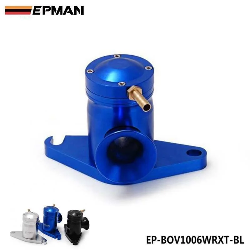 Болтовое крепление Turbo BOV выдувной клапан для Subaru 02 07 WRX STI EJ20/EJ25 цвет серебристый