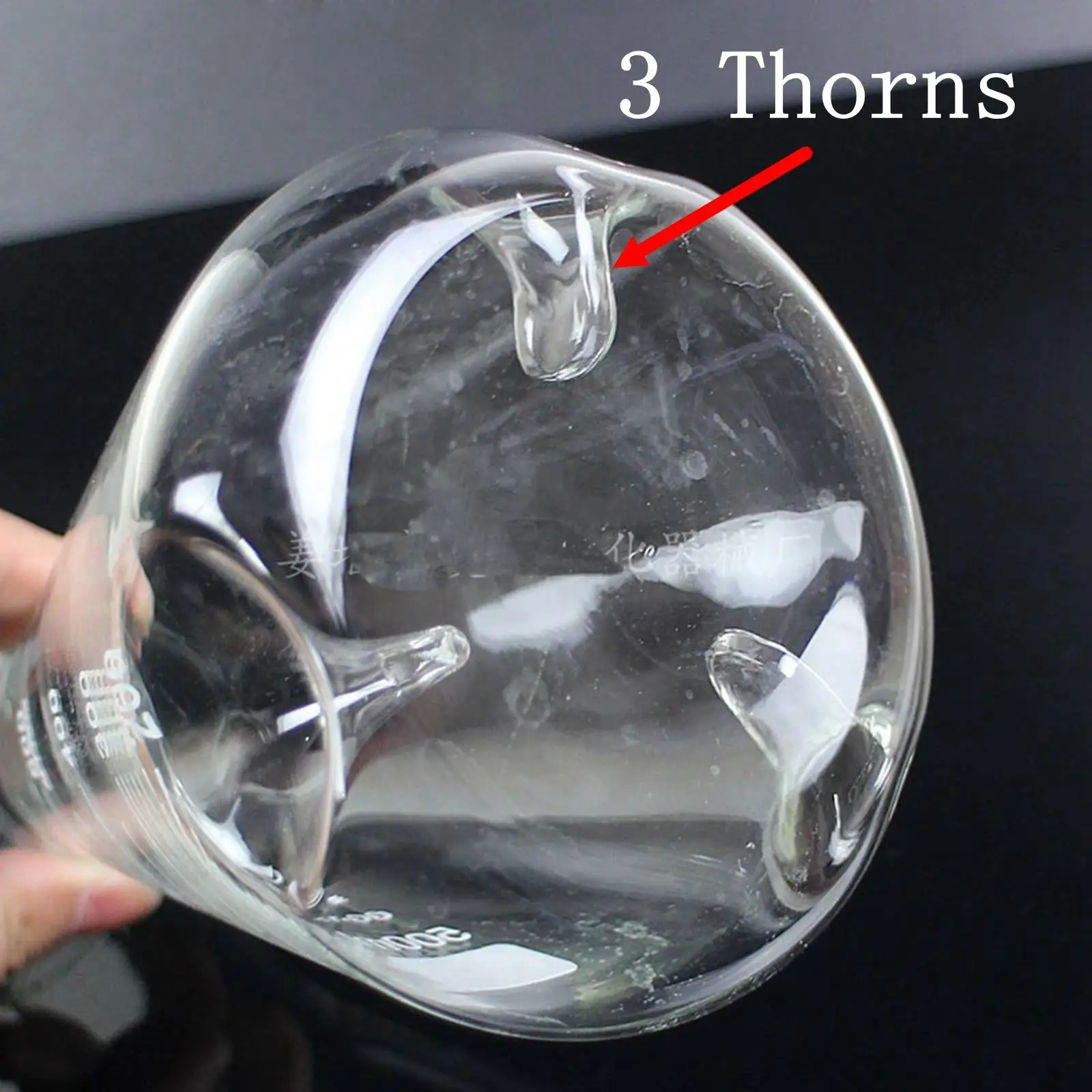 2000ml 3 Thorns GG17 Glass Baffle Shake Conical Erlenmeye Flask Boro Laboratory Ware | Канцтовары для офиса и дома