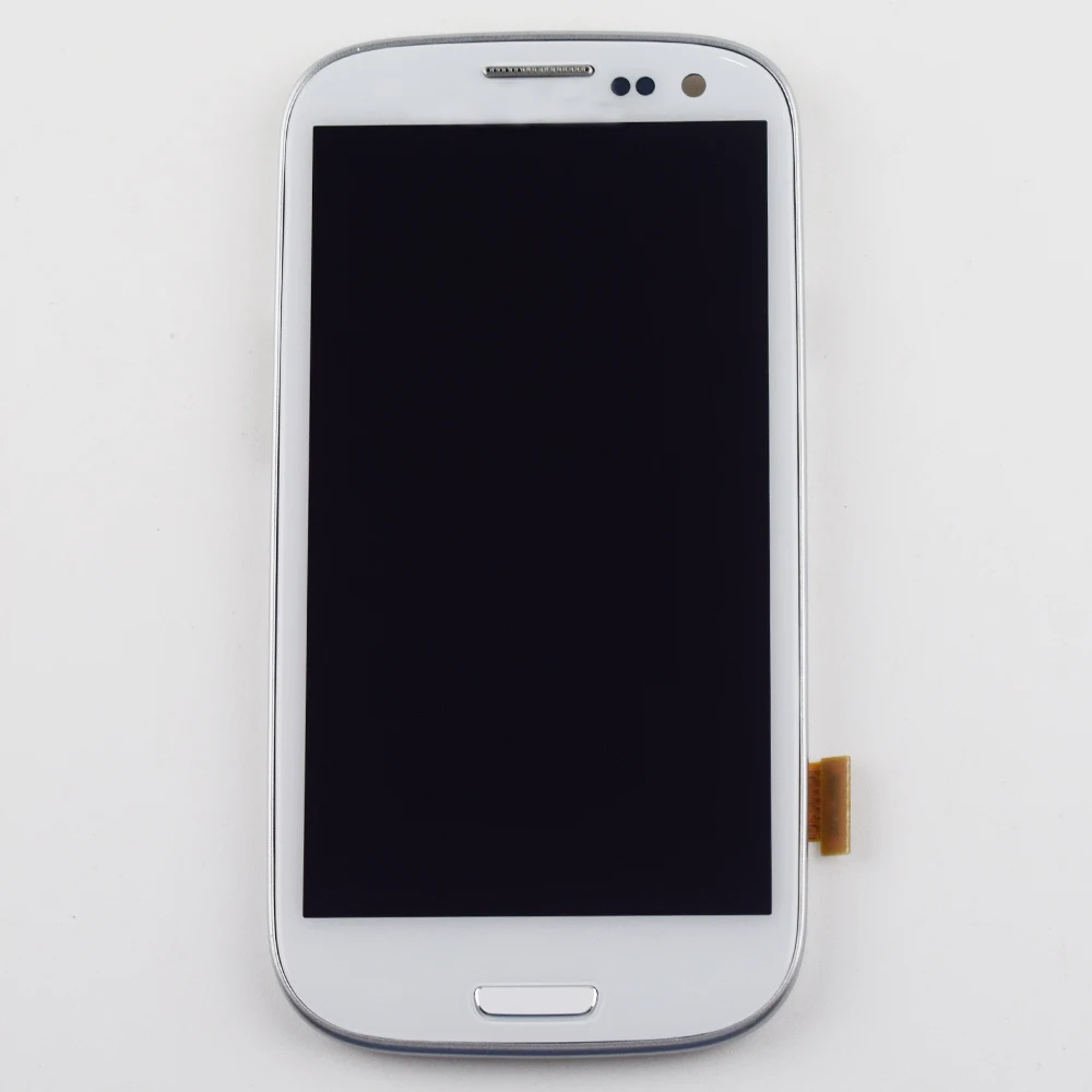 Для Samsung Galaxy S3 Neo ЖК сенсорный экран дигитайзер в сборе рамка для i9300 дисплей i9301