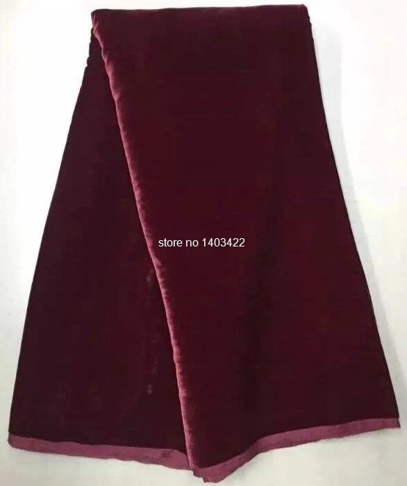 free shipping!2017 Embroidery Velvet lace Design African velvet Lace Fabric For wedding Dress SH3744 | Дом и сад