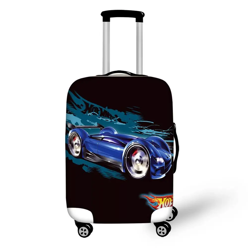 Thikin Hot Wheels дорожный багажный чехол для подростков Мультфильм школьный багажник чемодан защитный чехол дорожная сумка Защитная куртка