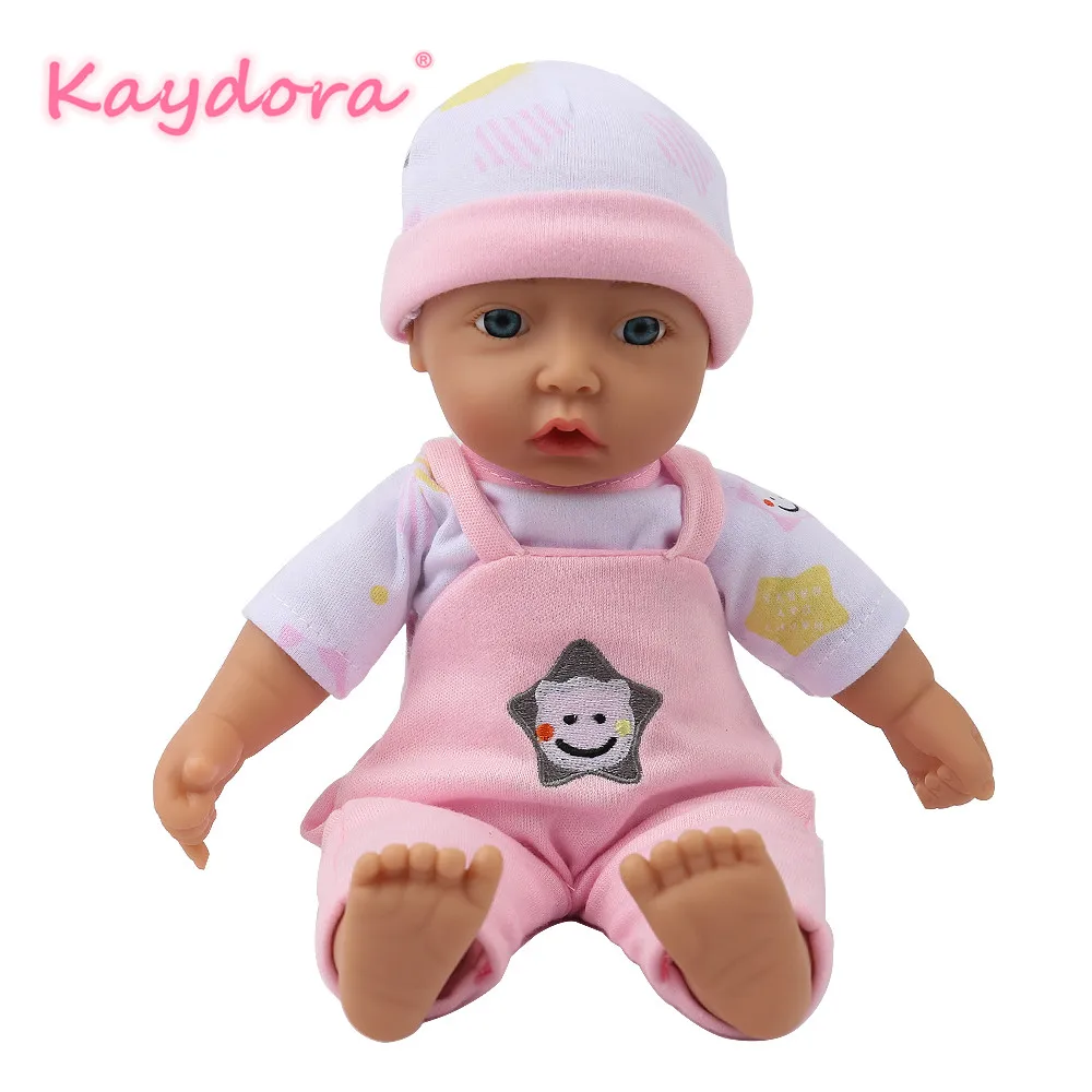 KAYDORA 10 дюймовая кукла новорожденная Новинка ручной работы тканевое тело