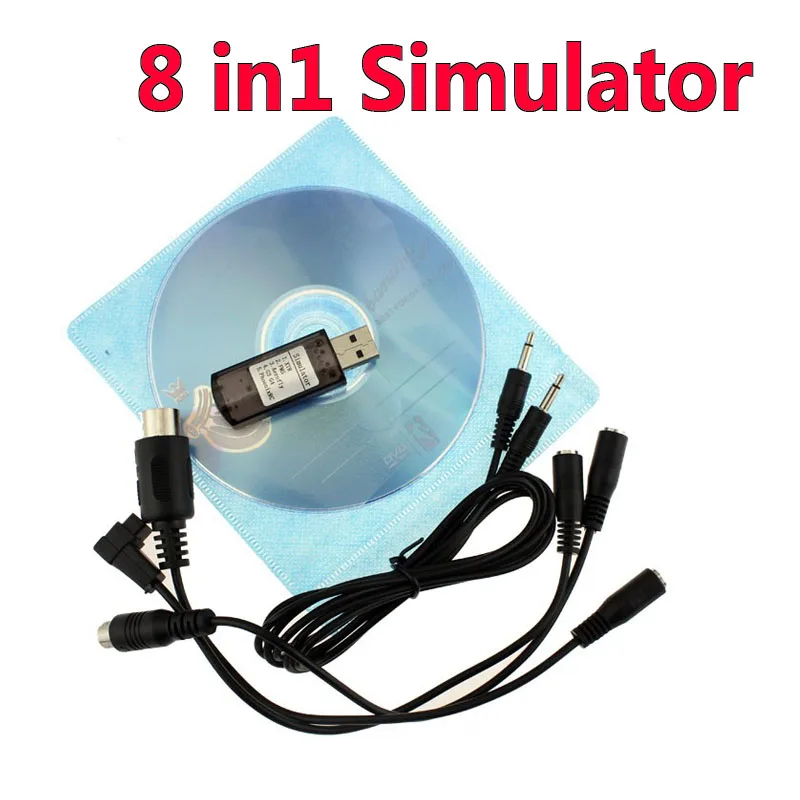 Высокое качество 8 в 1 симулятор 8в1 USB для(Phoenix, RealFlight G4, XTR, AeroFly, FMS) Поддержка Futaba ESky JR WFLY