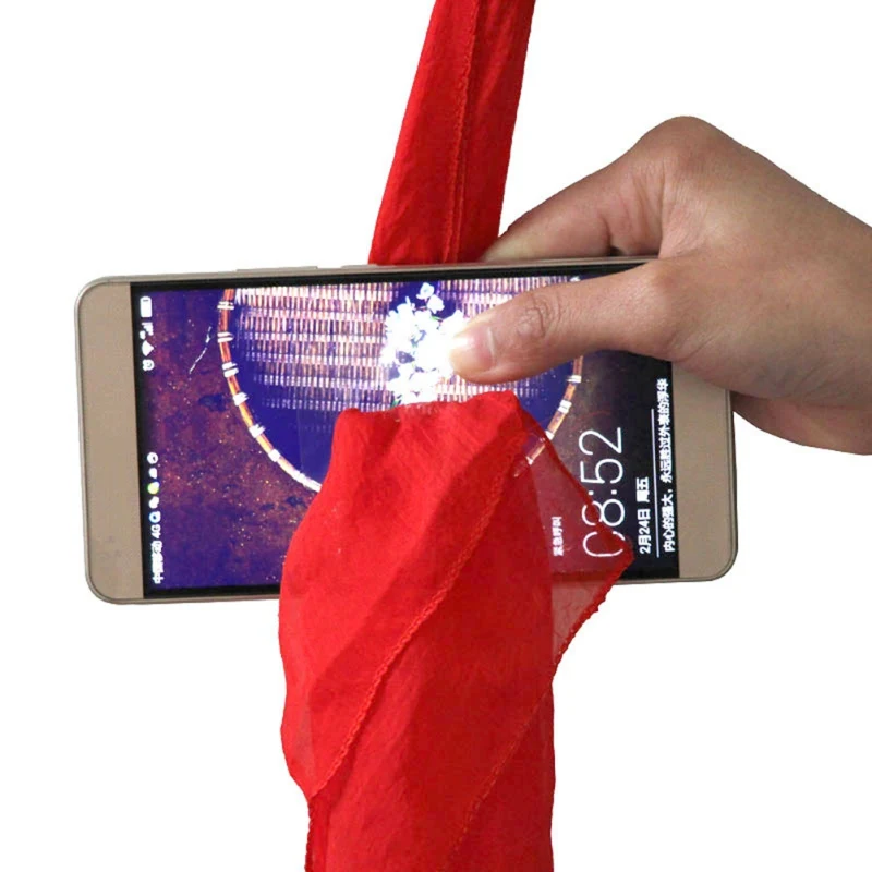 Free shipping Silk Thru Phone close up stage magic trick through easy to do Mentalism | Magic Tricks