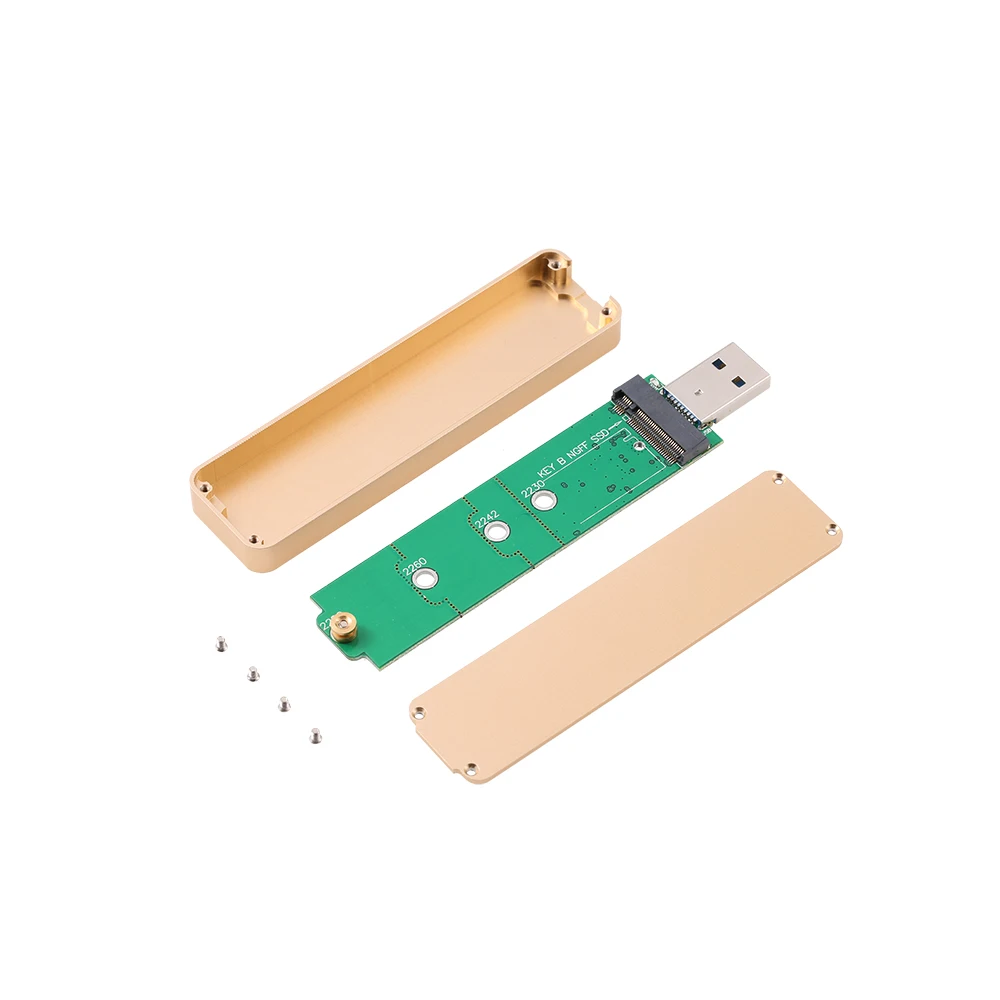 Чехол для адаптера NGFF M.2 к USB 3 0 SSD M2 SATA Based B Key подходит 2230 / 2242 2260 мм|ssd enclosure|m.2 to usb 3.0usb