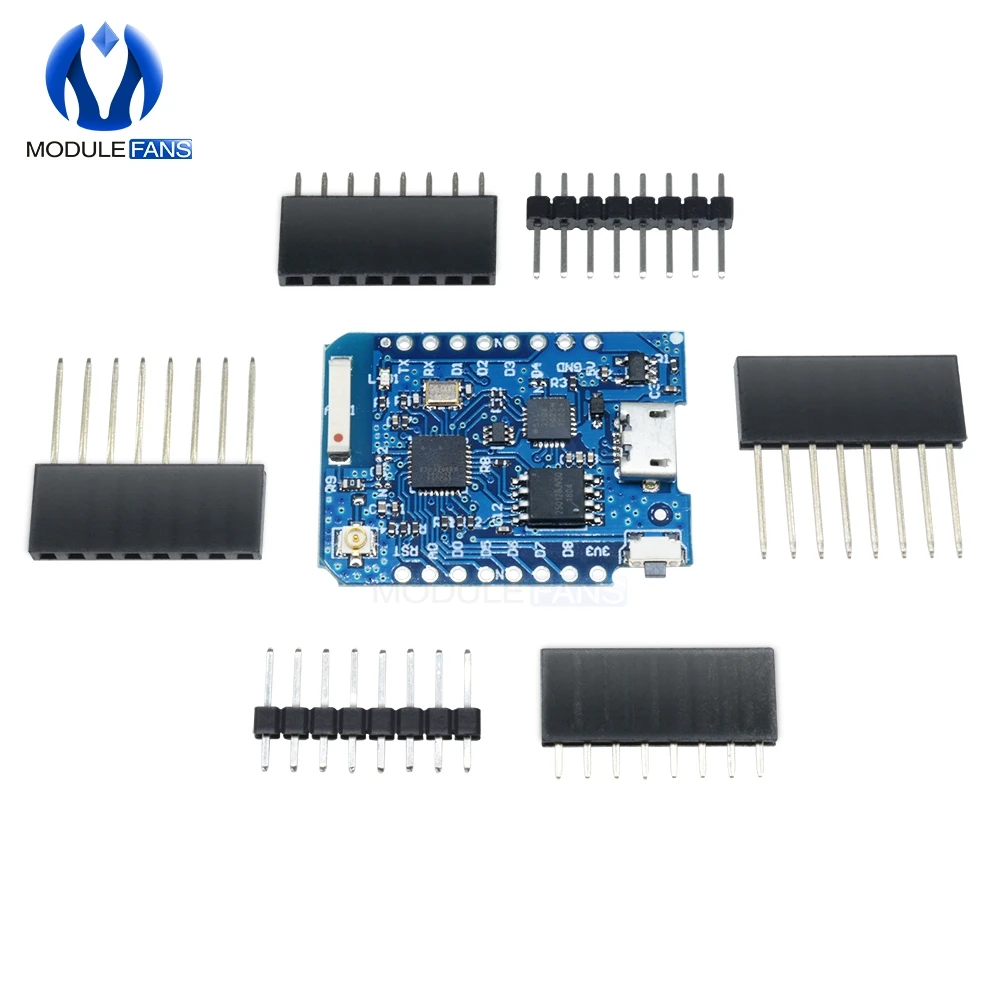 Плата модуля Wi Fi WeMos D1 Mini ESP8266 профессиональная внешняя антенна 16 м контроллер IOT