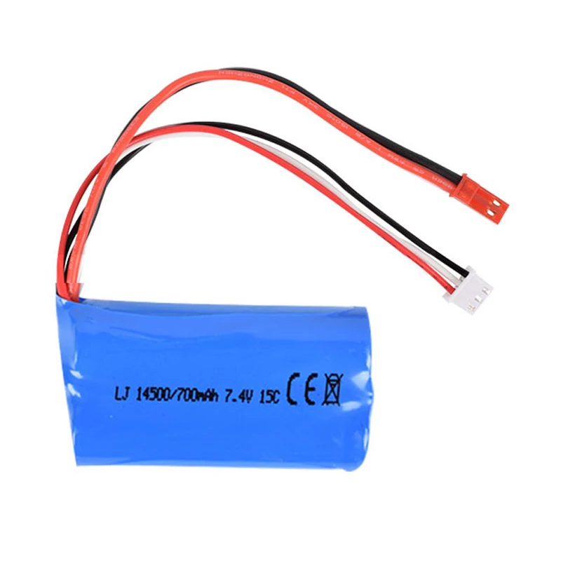 Литий ионный Аккумулятор 7 4 в 700 мАч 15C 14500 RC FT007 FX059 YD712 921 7014 F1 BR6802 HJ370 аккумулятор