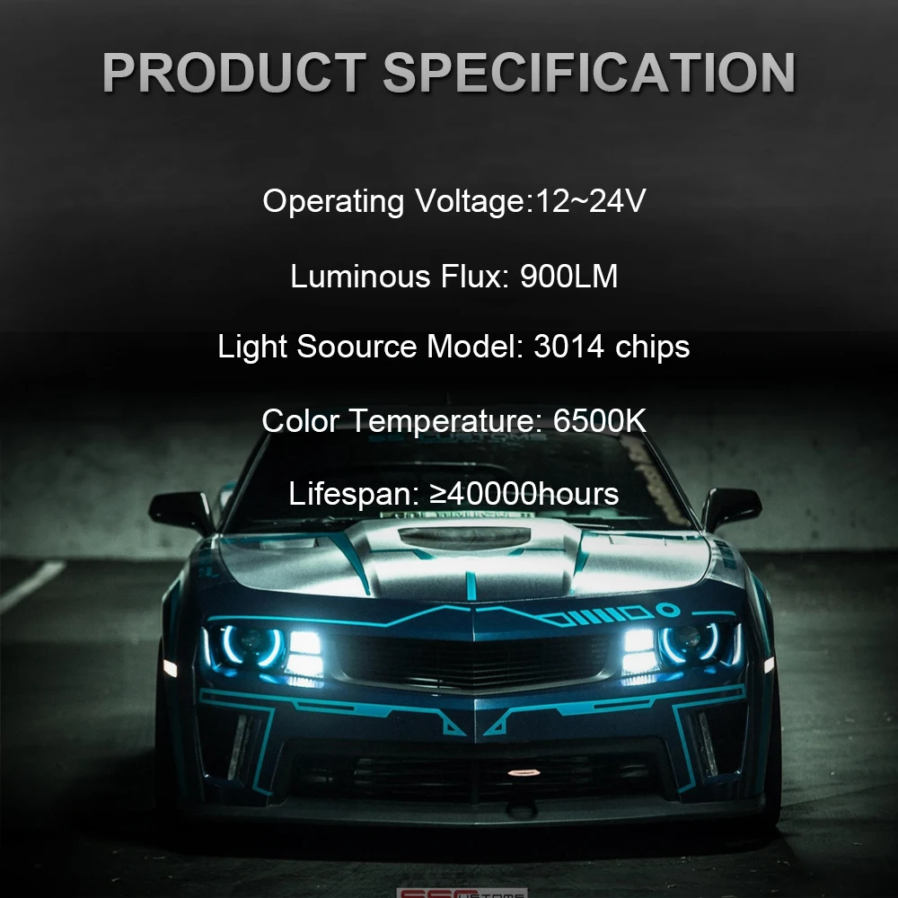 SULUCAR 2 шт. 1156 LED BA15S P21W резервный задний фонарь сигнальная лампа белый Янтарный