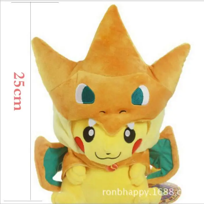 ПЭТ эльф COS Charizard Пикачу накидка моделирование плюшевые куклы|Мягкие игрушки