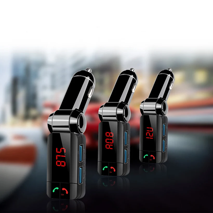 Оригинальный BC06S Bluetooth автомобильный комплект BT громкой связи fm передатчик MP3