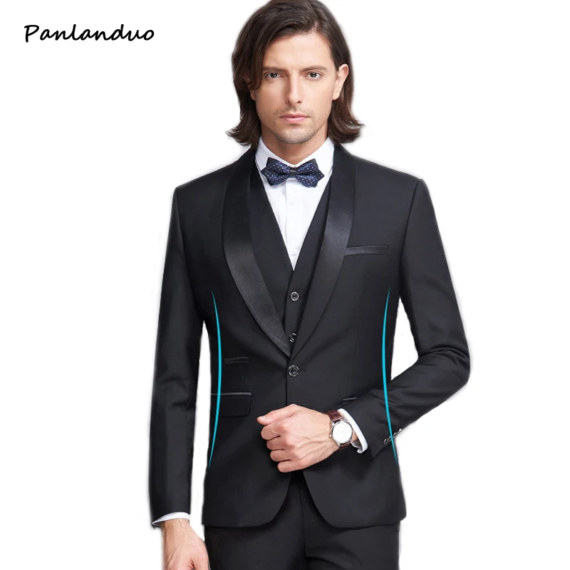 Модные Trajes продвинутые костюмы на заказ для мужчин 2019 костюм жениха используется