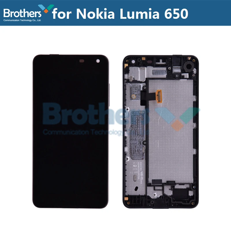 ЖК экран для Microsoft Nokia Lumia 650 дисплей в сборе с рамкой сенсорный дигитайзер тест