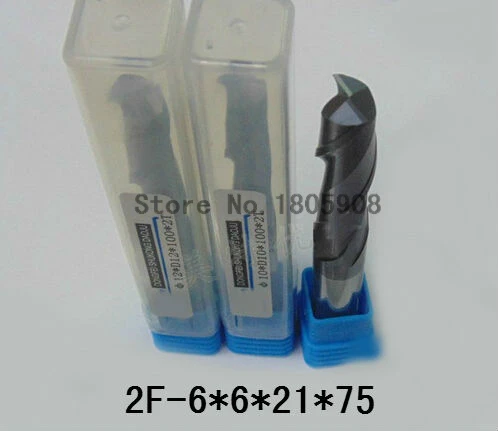Твердосплавная фреза 2F-6*6*21*75 2 флейта с ЧПУ шпиндель твердосплавом удлиненная