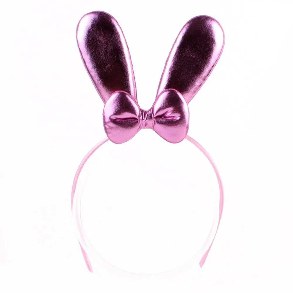Baby Rabbit Ears Hairband Bowknot Gold Stamp Headband Toddler Turban Hair Accessoire Faixa Cabelo Para Girl | Детская одежда и