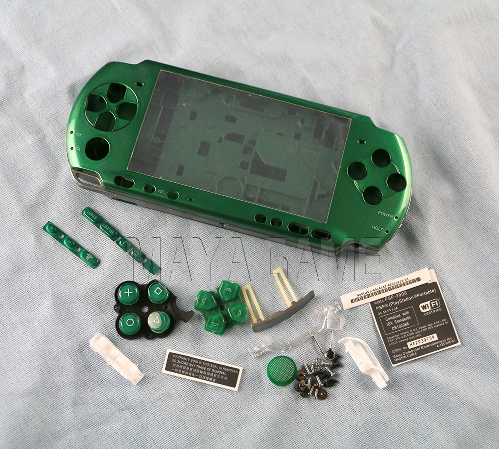 

Multi Color for Sony PSP3000 PSP 3000 Game Console replacement full housing shell cover case with buttons kit 3PCS/LOT