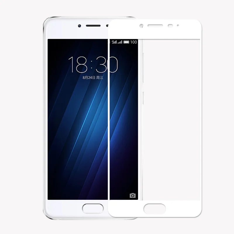 Закаленное стекло с полным покрытием для Meizu U20 U10 16 ГБ 32 защитная пленка|protector