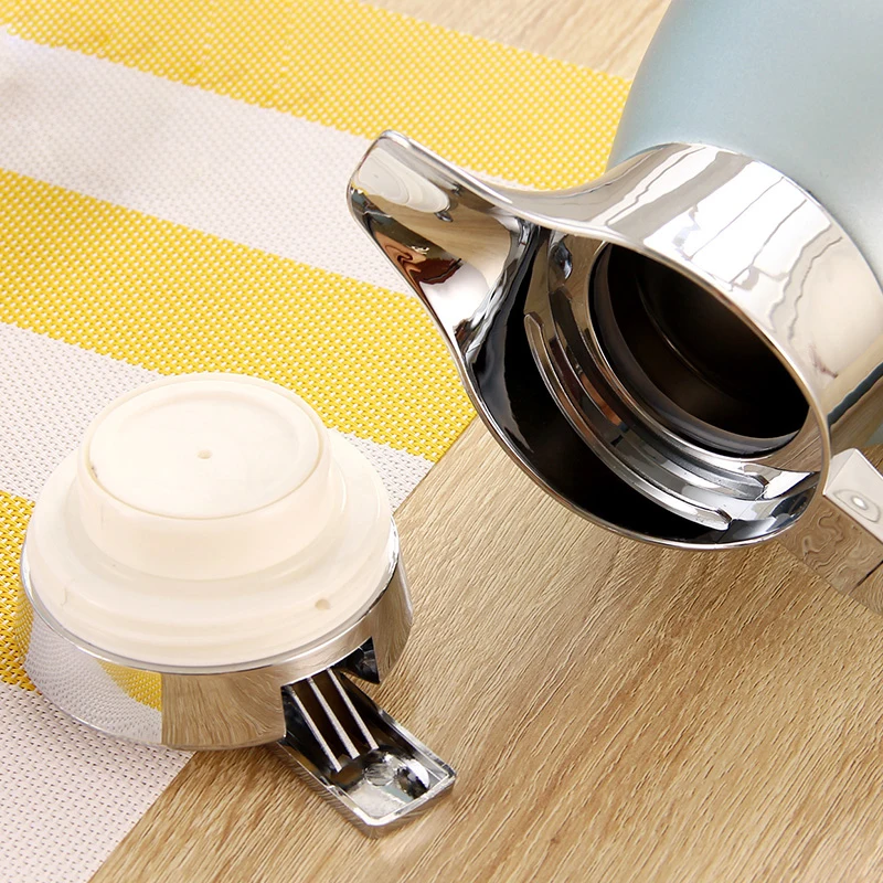 Термос ORZ из нержавеющей стали 304 термос 2 л матовые синие кружки для горячего и