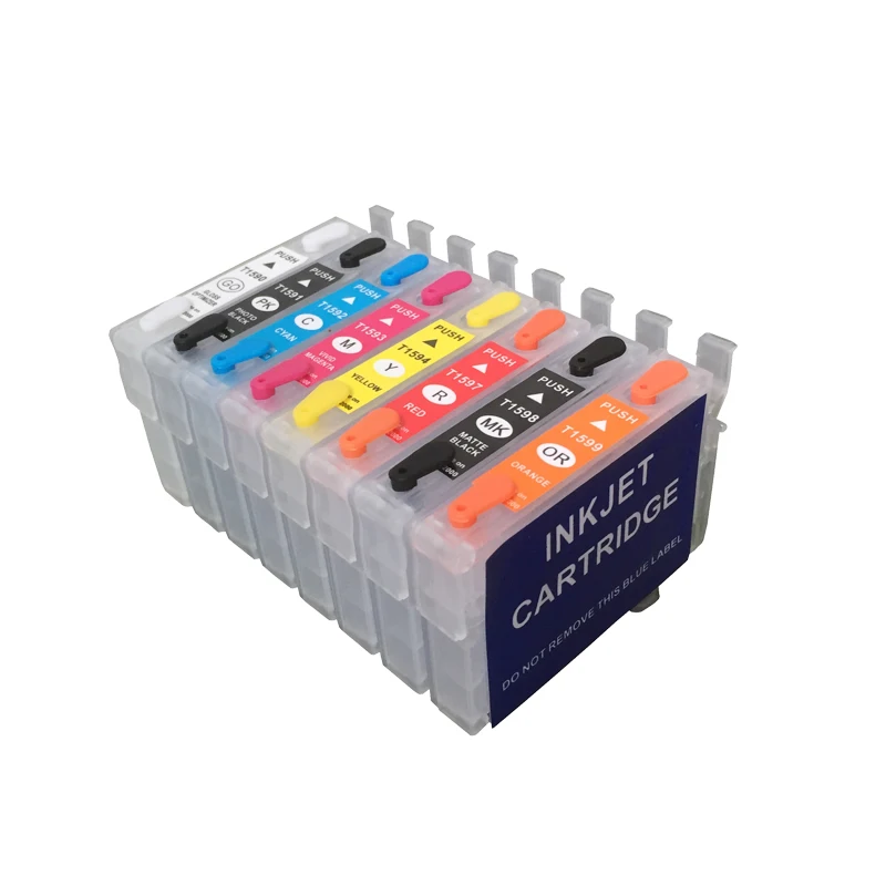 Новый T1594 T1599 заправляемые чернильные картриджи для принтеров Epson R2000 с ARC чипы