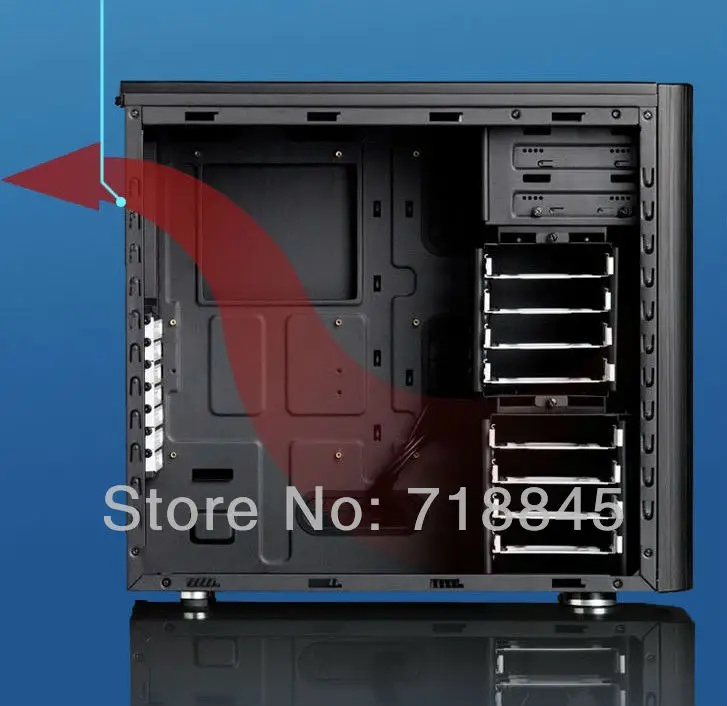 Aeolus fengren 12 В 4PIN и 3pin 120 мм x 25 12025 Mute корпус Системы Вентилятор охлаждения синий