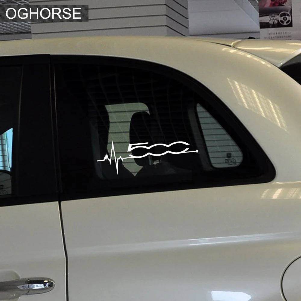 2 шт. Стайлинг автомобиля Racing Abarth наклейки кузов Машины окно багажник хвост