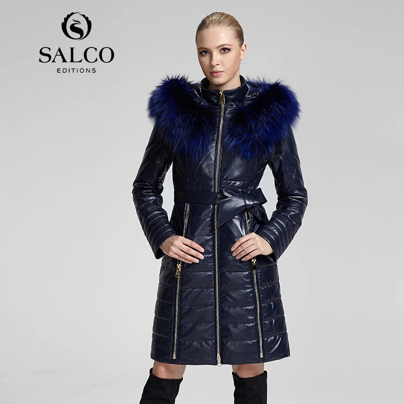 SALCO бесплатная доставка новинка 2019 популярная в Европе и Америке Длинная кожаная
