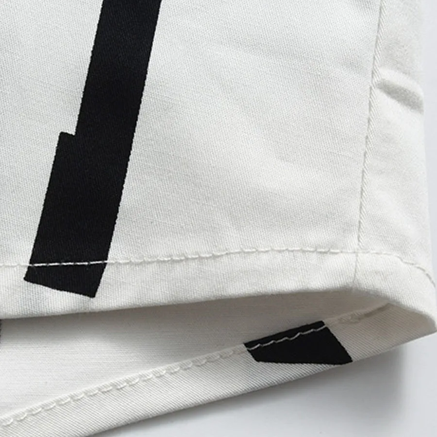 

Geometry Men Casual Shirts Cotton Buttons Long Sleeve Printed Slim Fit Spring Square Collar Male Blouses Big Size 4XL T028