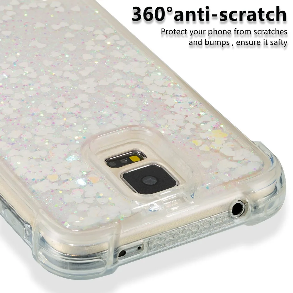Новейший чехол для Samsung Galaxy S5 I9600 S6 G9200 S6Edge G925 S9 Plus мягкий с сыпучим песком задняя