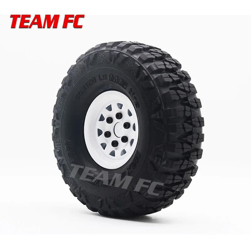 4 шт. 1 9 дюйма металлический обод колеса Beadlock для 1/10 RC Rock Crawler строительные детали