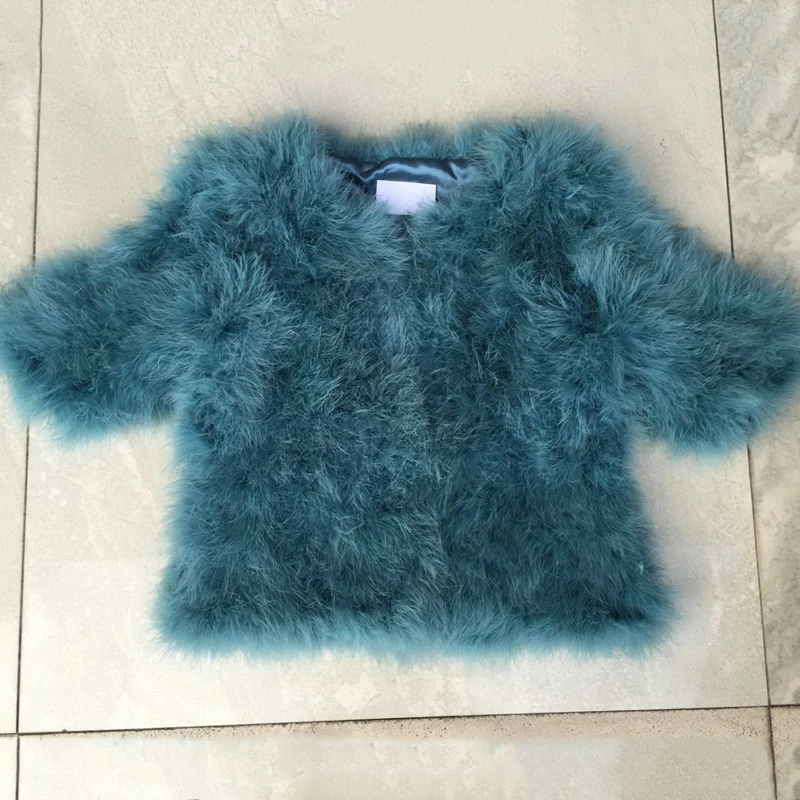Jancoco Max новый стиль для женщин настоящий Страус Меховая куртка или леди зима