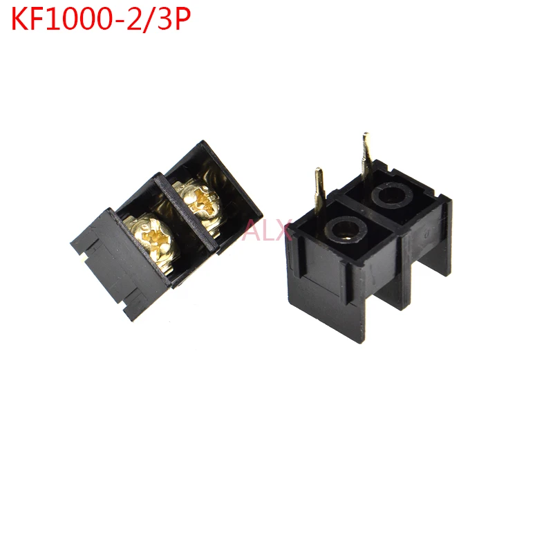 Клеммная колодка KF1000 2p 2P/3P PCB разъем шаг 10 мм 2 штифта 3 штифта|pcb screw terminal block|screw