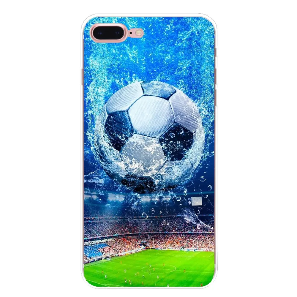 football soccer ball design Silicone Phone Cover Bag For Huawei Honor 5A LYO-L21 Y6 II Compact Y5 2 Y5II Mate 10 Lite Nova 2i 9i |