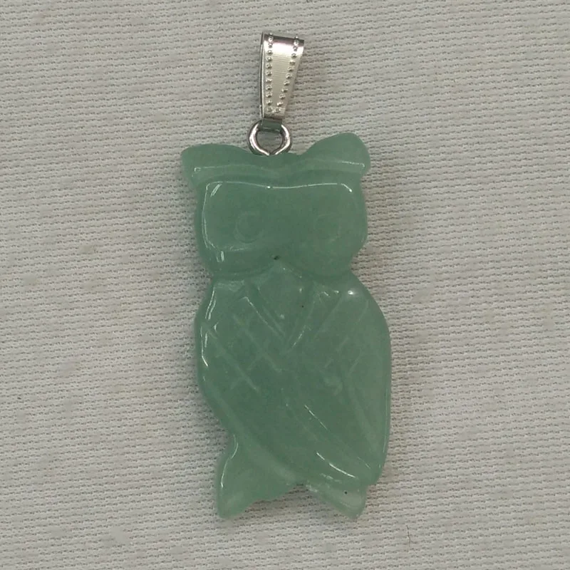 Подвеска в виде совы из авантюрина 8 шт./лот | Украшения и аксессуары