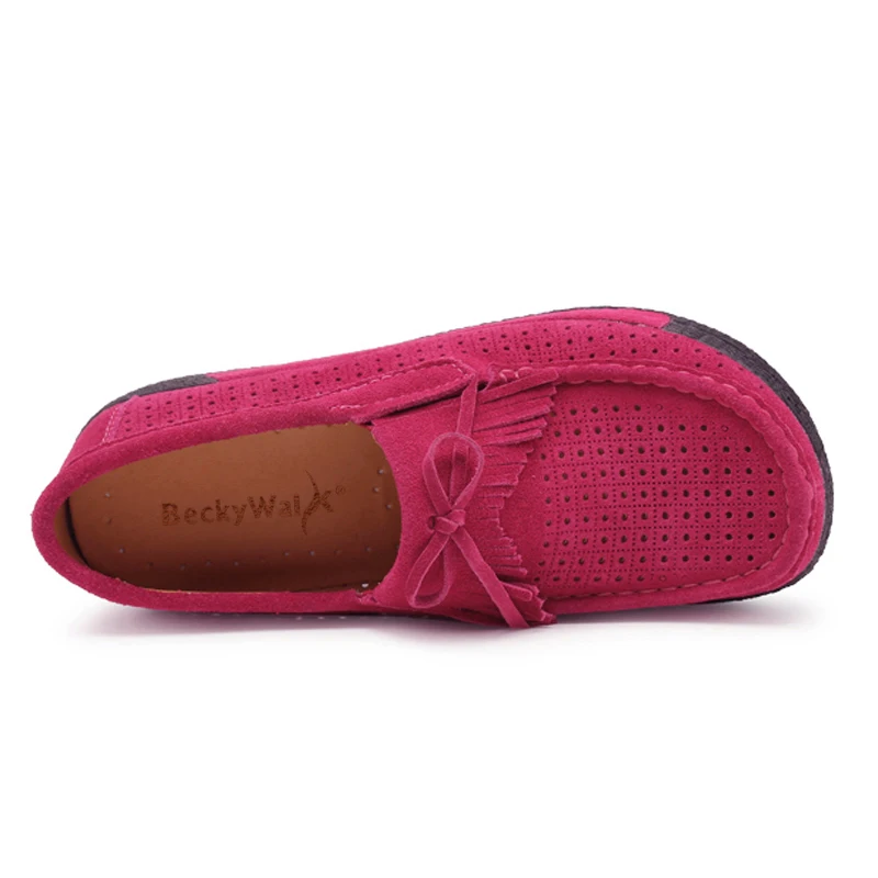 Женские кроссовки на толстой подошве BeckyWalk повседневные замшевые платформе с