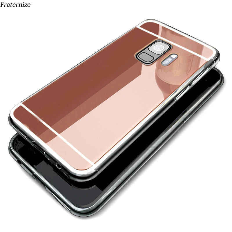 Роскошный блестящий зеркальный мягкий прозрачный чехол из ТПУ для Samsung Galaxy J1 Ace J2
