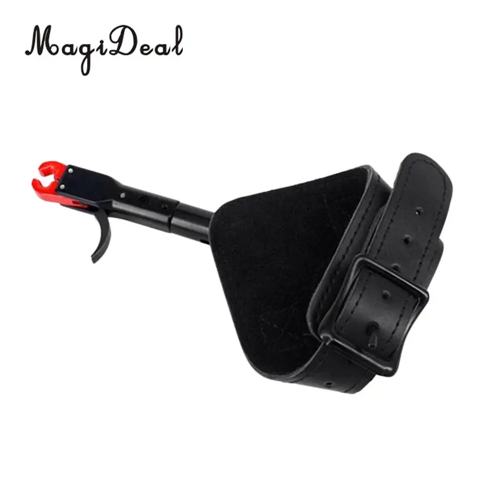 

MagiDeal Adult Compound Bow Caliper Release Shooting Trigger with Adjustable Buckle Wrist Strap Outdoors