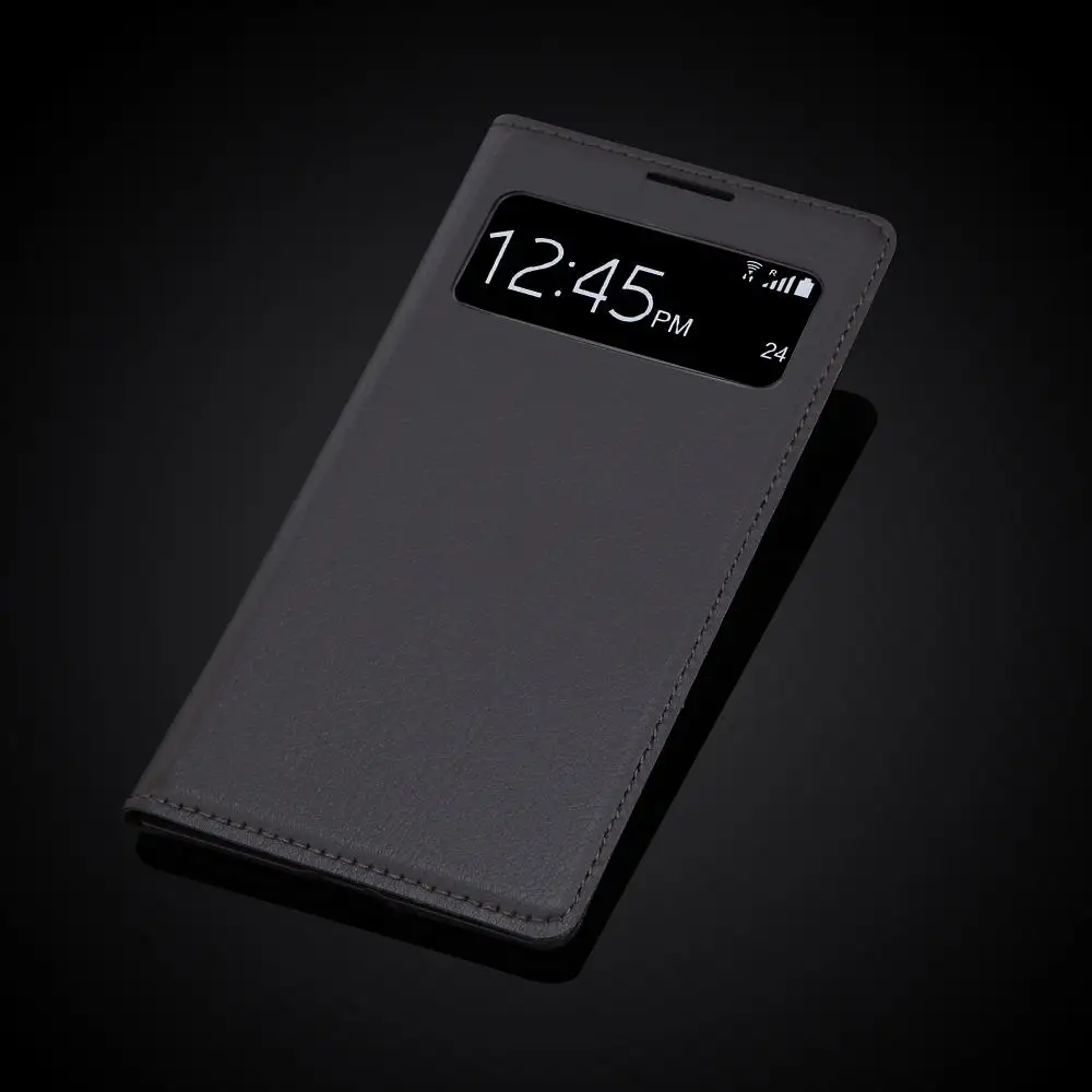 S4 чехол Dormancy, автоматическая функция, сумка для мобильного телефона samsung Galaxy S4 SIV i9500, кожаный флип-чехол с окошком для просмотра