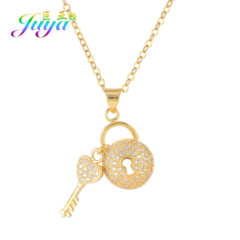 Juya Micro Pave Цирконий Для женщин модные Цепочки и ожерелья s ручной работы