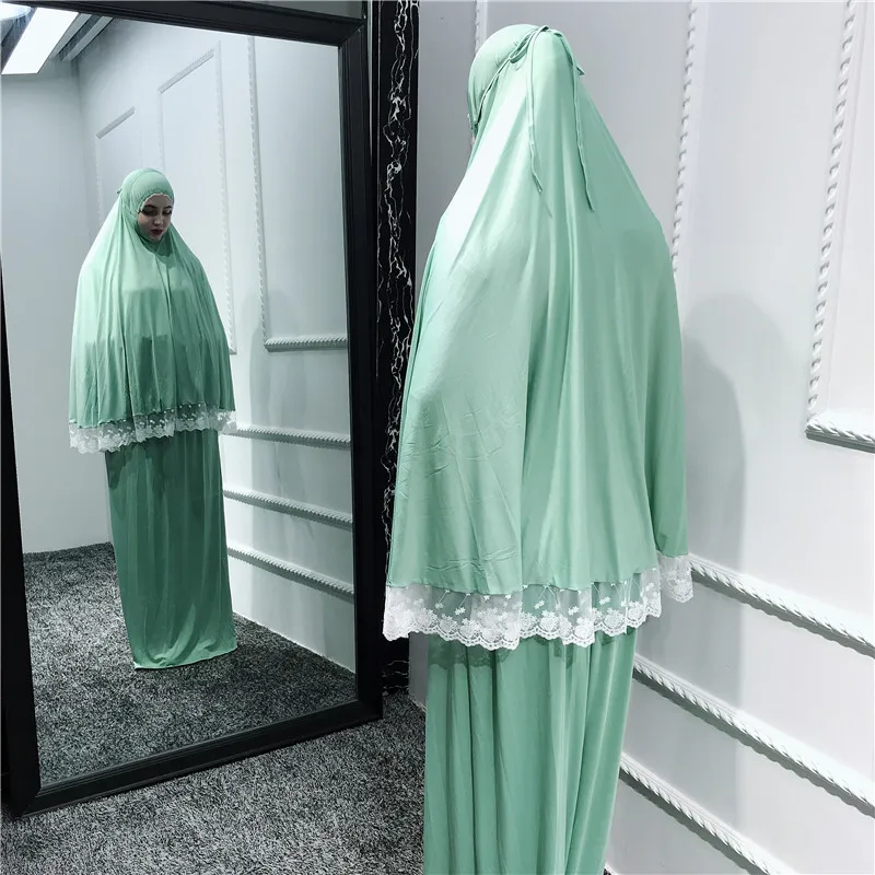 Мусульманские длинные кружевные платья abaya кардиган кимоно халаты оборки топы