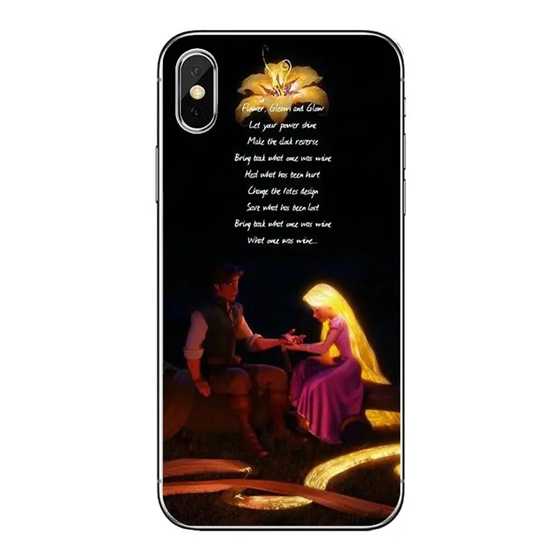 Tangled Флинн и Рапунцель прозрачные мягкие чехлы Чехлы для iPod Touch iPhone 4 4S 5 5S 5C SE 6 6S 7 8 X